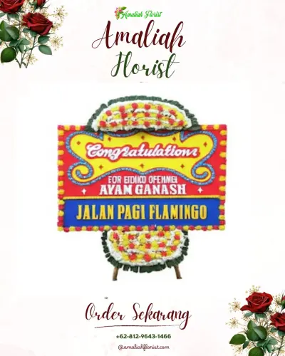 Bunga Papan Congratulation di Siendeng